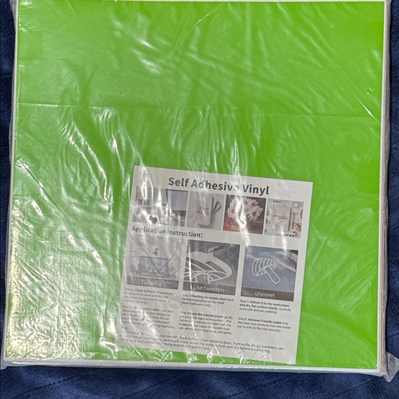 Other - 80 12x12  pieces self adhesive vinyl sheets-assorted colors